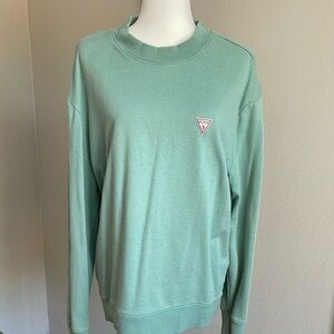 Guess Men's Green Sweater Size L